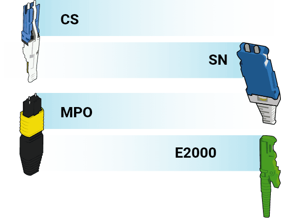 Conectores próximamente CS SN MPO E2000