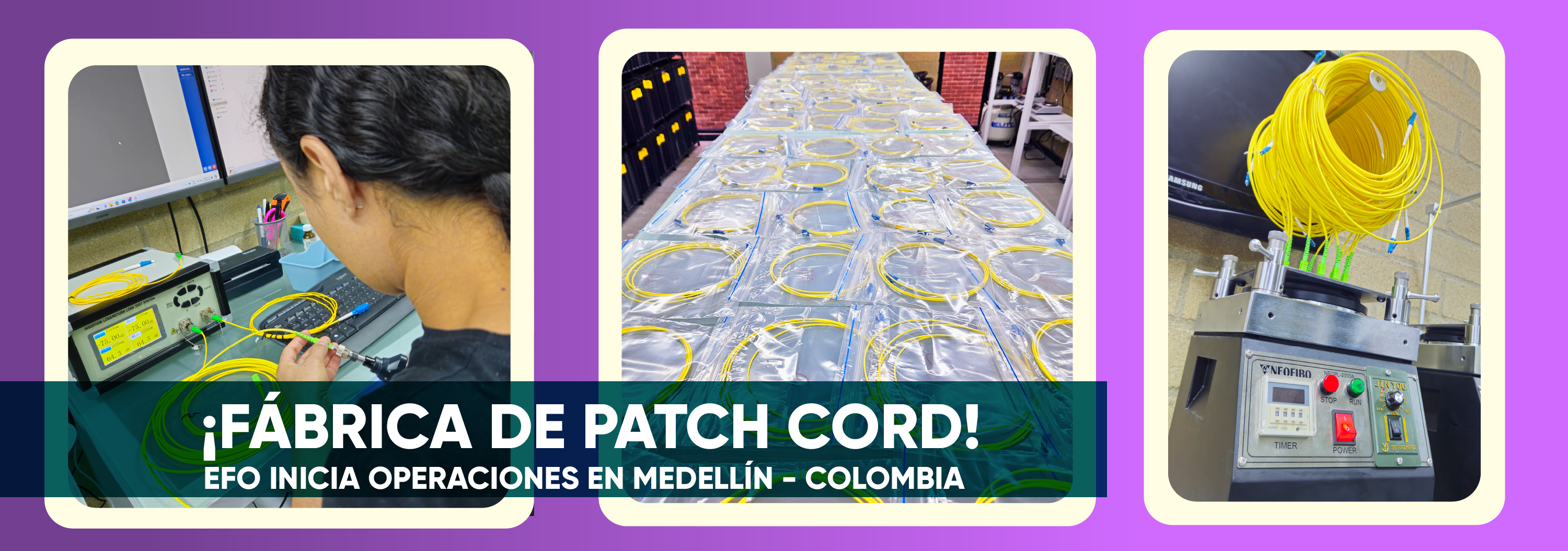 FÁBRICA DE PATCH CORD EN COLOMBIA